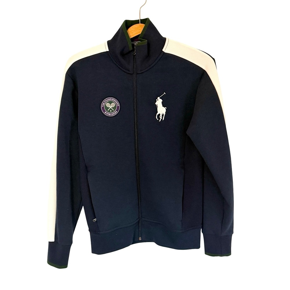 Polo Ralph Lauren Wimbledon Championships Track Jacket Navy XS Big Pony 2015